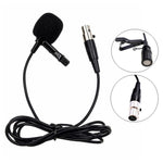 金屬領夾式麥克風，線長：1.5m，3 針 XLR 頭，4 針 XLR 頭