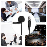 金屬領夾式麥克風，線長：1.5m，3 針 XLR 頭，4 針 XLR 頭