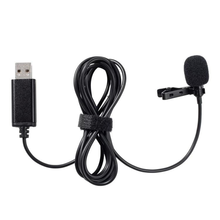 USB 介面筆記型電腦領夾式麥克風，適用於直播會議錄音，USB 介面
