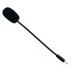 適用於 Turtle Beach Ear Force PX4 / PX5 遊戲耳機鵝頸對講麥克風，2.5mm 直頭，3.5mm 直頭