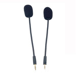適用於 Turtle Beach Ear Force PX4 / PX5 遊戲耳機鵝頸對講麥克風，2.5mm 直頭，3.5mm 直頭