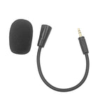 適用於 Turtle Beach Ear Force PX4 / PX5 遊戲耳機鵝頸對講麥克風，2.5mm 直頭，3.5mm 直頭