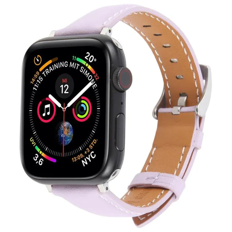 絲綢超細纖維皮革錶帶，適用於 Apple Watch 46mm / 49mm / 45mm / 44mm，適用於 Apple Watch 42mm / 41mm / 40mm / 38mm