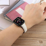 絲綢超細纖維皮革錶帶，適用於 Apple Watch 46mm / 49mm / 45mm / 44mm，適用於 Apple Watch 42mm / 41mm / 40mm / 38mm