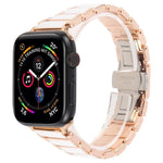 三珠陶瓷18mm鋼錶帶，適用於 Apple Watch 46mm / 49mm / 45mm / 44mm，適用於 Apple Watch 42mm / 41mm / 40mm / 38mm