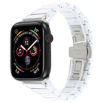 三珠陶瓷18mm鋼錶帶，適用於 Apple Watch 46mm / 49mm / 45mm / 44mm，適用於 Apple Watch 42mm / 41mm / 40mm / 38mm