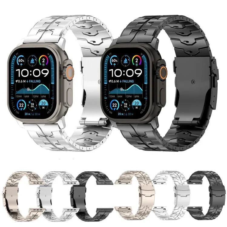26mm快拆平扣鈦合金錶帶，適用於Apple Watch 46mm / 49mm / 45mm / 44mm