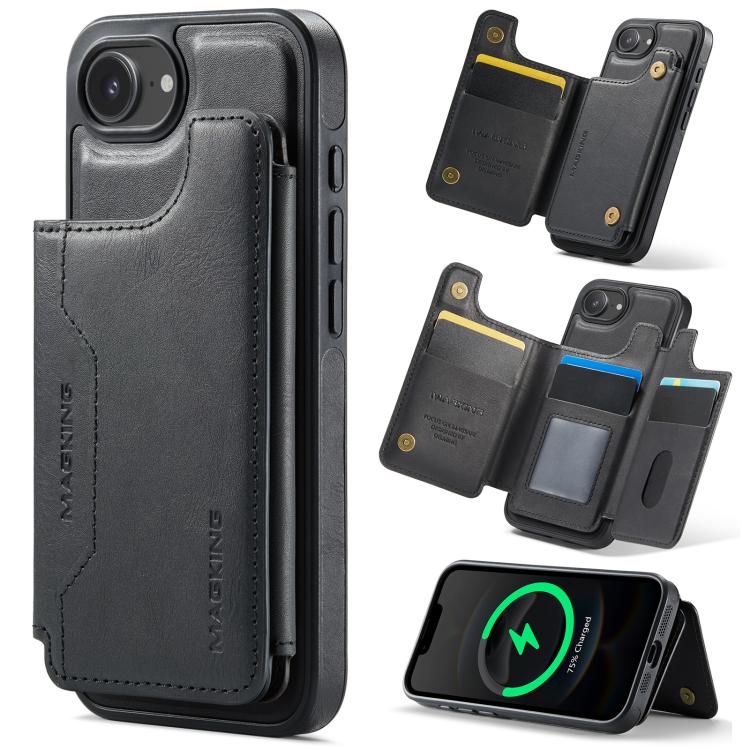 MAGKING K3 系列 MagSafe RFID 卡包可拆卸手機殼，適用於 iPhone 17e / 16e、iPhone 17、iPhone 16 Pro Max、iPhone 16 Pro、iPhone 16 Plus、iPhone 16