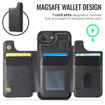 MAGKING K3 系列 MagSafe RFID 卡包可拆卸手機殼，適用於 iPhone 17e / 16e、iPhone 17、iPhone 16 Pro Max、iPhone 16 Pro、iPhone 16 Plus、iPhone 16