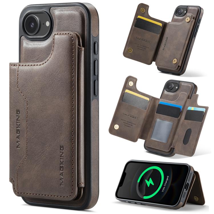 MAGKING K3 系列 MagSafe RFID 卡包可拆卸手機殼，適用於 iPhone 17e / 16e、iPhone 17、iPhone 16 Pro Max、iPhone 16 Pro、iPhone 16 Plus、iPhone 16