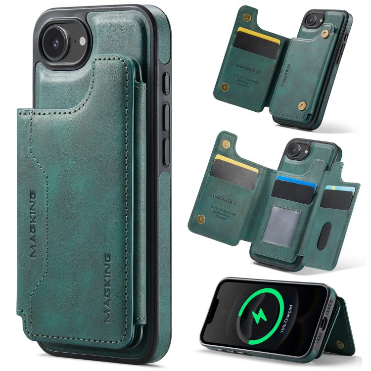 MAGKING K3 系列 MagSafe RFID 卡包可拆卸手機殼，適用於 iPhone 17e / 16e、iPhone 17、iPhone 16 Pro Max、iPhone 16 Pro、iPhone 16 Plus、iPhone 16