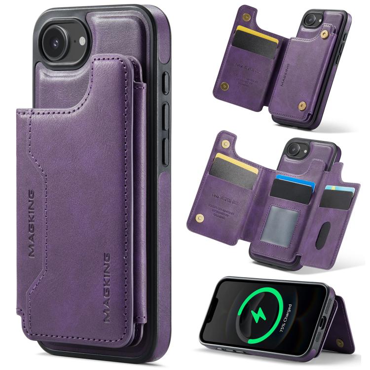MAGKING K3 系列 MagSafe RFID 卡包可拆卸手機殼，適用於 iPhone 17e / 16e、iPhone 17、iPhone 16 Pro Max、iPhone 16 Pro、iPhone 16 Plus、iPhone 16