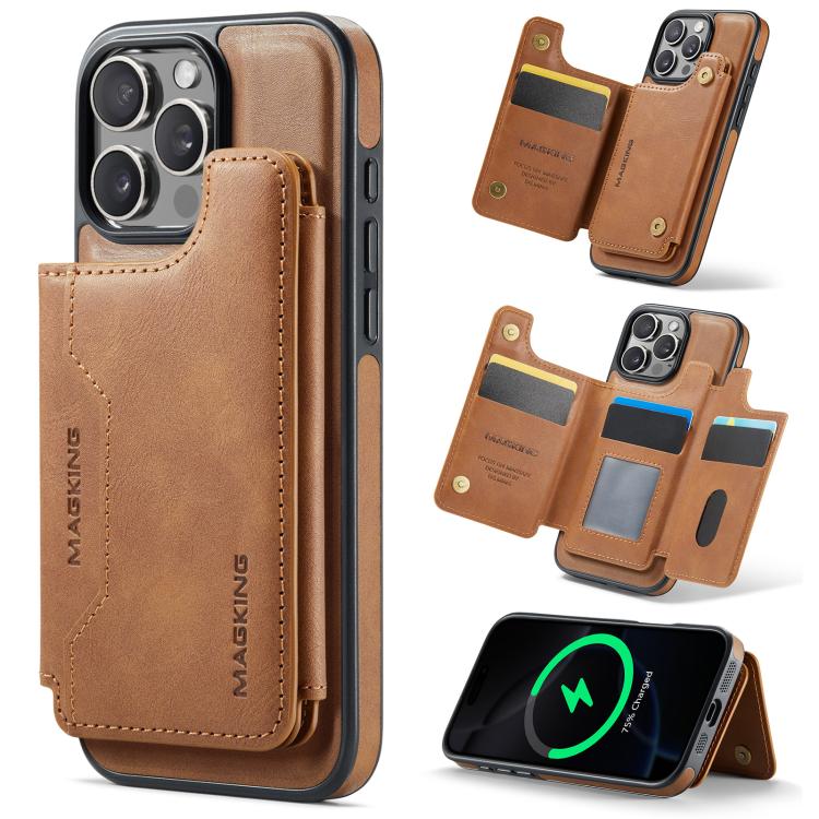 MAGKING K3 系列 MagSafe RFID 卡包可拆卸手機殼，適用於 iPhone 17e / 16e、iPhone 17、iPhone 16 Pro Max、iPhone 16 Pro、iPhone 16 Plus、iPhone 16