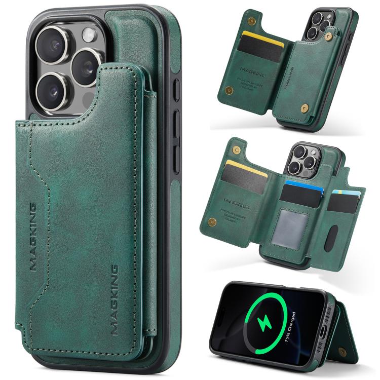 MAGKING K3 系列 MagSafe RFID 卡包可拆卸手機殼，適用於 iPhone 17e / 16e、iPhone 17、iPhone 16 Pro Max、iPhone 16 Pro、iPhone 16 Plus、iPhone 16