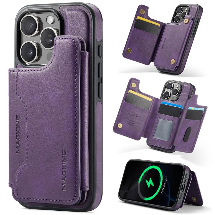 MAGKING K3 系列 MagSafe RFID 卡包可拆卸手機殼，適用於 iPhone 17e / 16e、iPhone 17、iPhone 16 Pro Max、iPhone 16 Pro、iPhone 16 Plus、iPhone 16