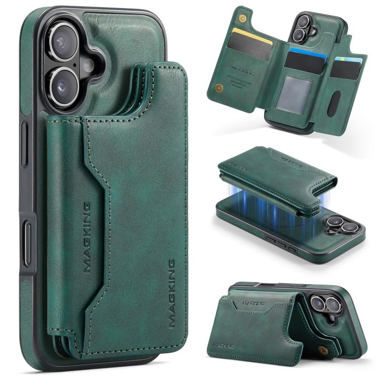 MAGKING K3 系列 MagSafe RFID 卡包可拆卸手機殼，適用於 iPhone 17e / 16e、iPhone 17、iPhone 16 Pro Max、iPhone 16 Pro、iPhone 16 Plus、iPhone 16
