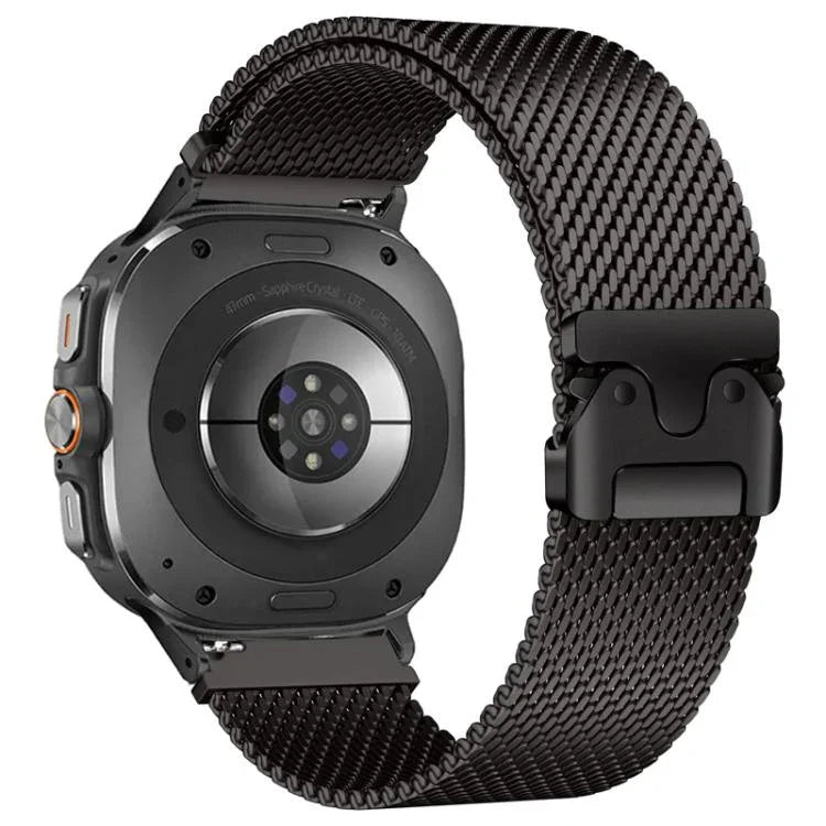 Umbrella Buckle Milanese Stainless Steel Watch Band, For Samsung Galaxy Watch Ultra / Ultra 2025, For Samsung Galaxy Watch8 / Watch8 Classic