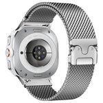 傘扣米蘭鈦鋼錶帶，適用於 Samsung Galaxy Watch Ultra / Ultra 2025，適用於 Samsung Galaxy Watch8 / Watch8 Classic