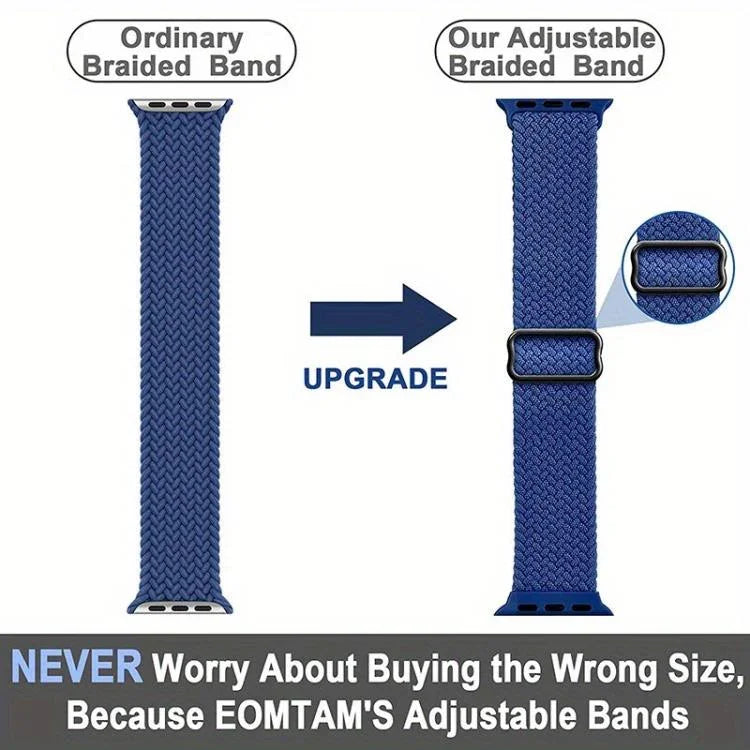 梯形扣環尼龍錶帶，附磨砂薄膜PC保護蓋，適用於Apple Watch系列44mm、Apple Watch系列40mm、Apple Watch系列10 / 11 46mm、Apple Watch系列10 / 11 42mm、Apple Watch系列45mm、Apple Watch系列41mm