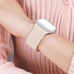 梯形扣環尼龍錶帶，附磨砂薄膜PC保護蓋，適用於Apple Watch系列44mm、Apple Watch系列40mm、Apple Watch系列10 / 11 46mm、Apple Watch系列10 / 11 42mm、Apple Watch系列45mm、Apple Watch系列41mm