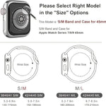 針扣矽膠錶帶，附整合式PC保護殼，適用於Apple Watch系列44mm、Apple Watch系列40mm、Apple Watch系列10 / 11 46mm、Apple Watch系列10 / 11 42mm、Apple Watch Ultra 3 / 2 / 1 49mm