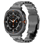 蝴蝶安全扣鈦合金錶帶，適用於 Samsung Galaxy Watch Ultra 47mm / Ultra 2025