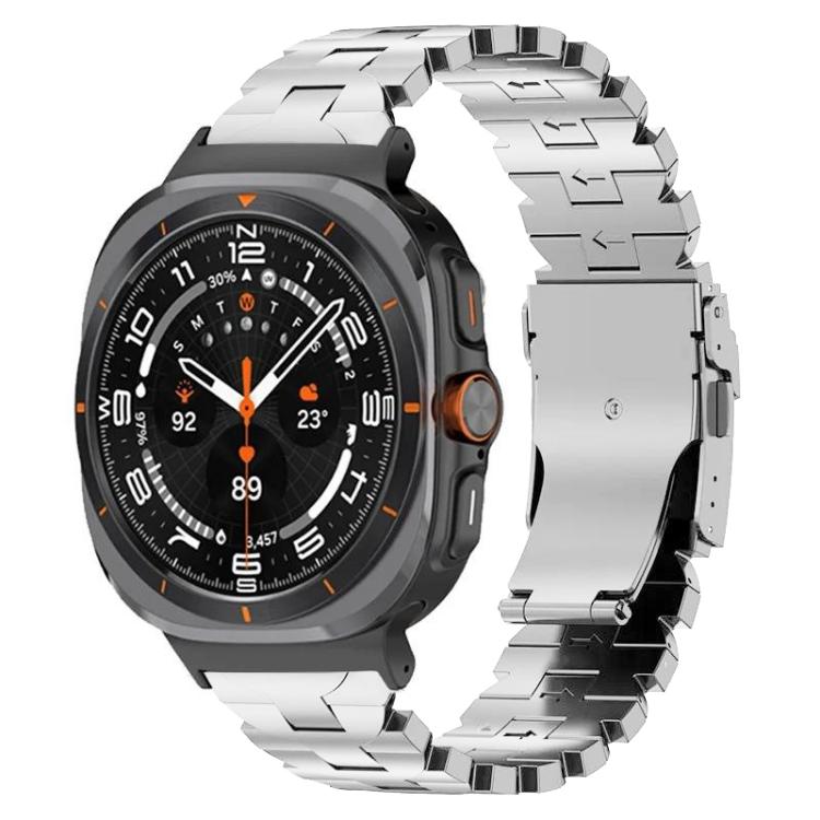 蝴蝶安全扣鈦合金錶帶，適用於 Samsung Galaxy Watch Ultra 47mm / Ultra 2025