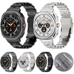 蝴蝶安全扣鈦合金錶帶，適用於 Samsung Galaxy Watch Ultra 47mm / Ultra 2025