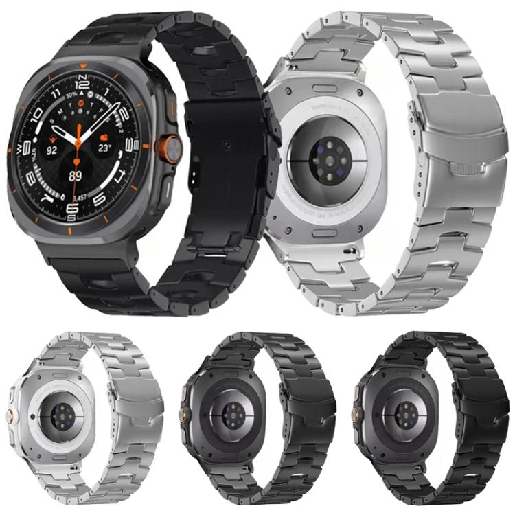 安全扣鈦合金錶帶，適用於Samsung Galaxy Watch Ultra 47mm / Ultra 2025