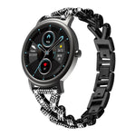xDfind Small Twist Diamond Metal Watch Band, 20mm For COROS APEX 2 42mm / PACE 2, 20mm For Huawei Watch GT4 / GT3 / GT2, 20mm For Amazfit Bip U / Bip Lite / Bip 3 Pro, 20mm For Amazfit GTS4 Mini/3/2 /2e/2 Mini, 20mm For Xiaomi Haylou RS4 Plus LS11 / LS...