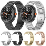 三珠不鏽鋼錶帶，適用三星 Galaxy Watch8 / Watch8 Classic