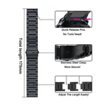 三珠不鏽鋼錶帶，適用三星 Galaxy Watch8 / Watch8 Classic