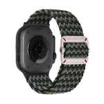 雙環機械扣尼龍編織錶帶，適用於Apple Watch 46mm / 49mm / 45mm / 44mm