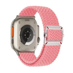 雙環機械扣尼龍編織錶帶，適用於Apple Watch 46mm / 49mm / 45mm / 44mm