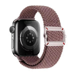 雙環機械扣尼龍編織錶帶，適用於Apple Watch 46mm / 49mm / 45mm / 44mm