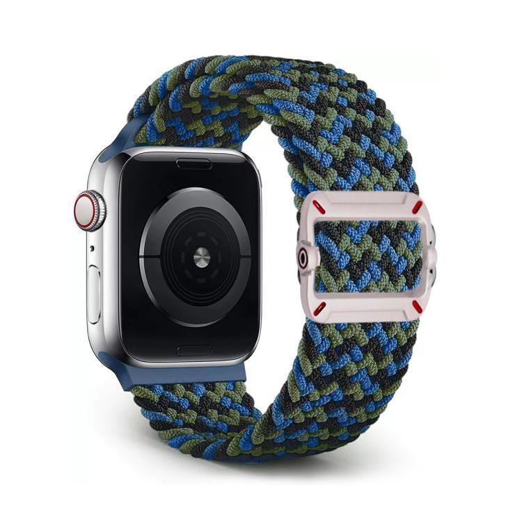 雙環機械扣尼龍編織錶帶，適用於Apple Watch 42mm / 41mm / 40mm / 38mm
