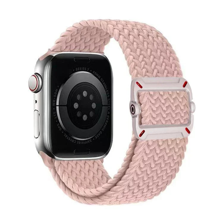 雙環機械扣尼龍編織錶帶，適用於Apple Watch 42mm / 41mm / 40mm / 38mm