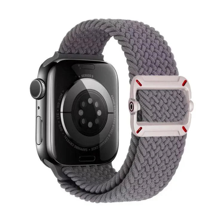 雙環機械扣尼龍編織錶帶，適用於Apple Watch 42mm / 41mm / 40mm / 38mm