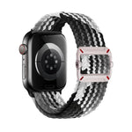 雙環機械扣尼龍編織錶帶，適用於Apple Watch 42mm / 41mm / 40mm / 38mm