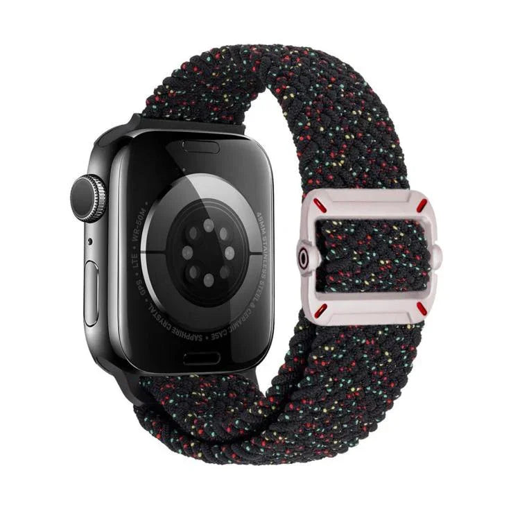 雙環機械扣尼龍編織錶帶，適用於Apple Watch 42mm / 41mm / 40mm / 38mm