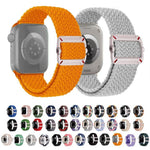 雙環機械扣尼龍編織錶帶，適用於Apple Watch 46mm / 49mm / 45mm / 44mm