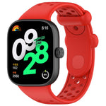 xDfind BreathableHole Solid Color Silicone Watch Band, For Xiaomi Band 10 Pro / 9 Pro / Redmi Watch 6