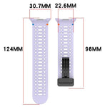 xDfind Magnetic Black Buckle Silicone Watch Band, For Samsung Galaxy Watch8 / Watch8 Classic
