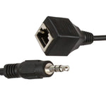 3.5mm 公對 RJ45 母網路埠觸控螢幕轉接線，適用 Thunderstone