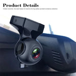 USB WiFi 高清夜視隱藏式車載行車記錄器