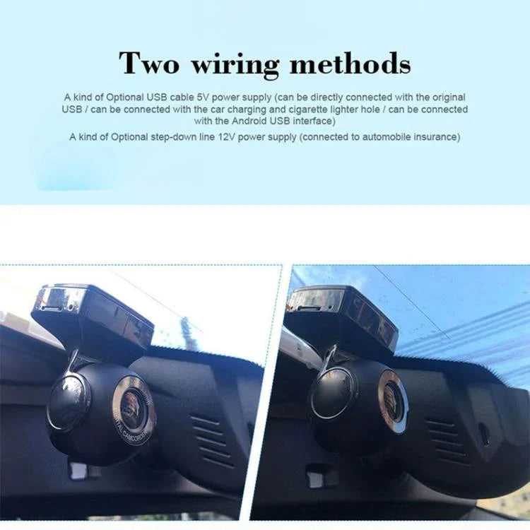 USB WiFi 高清夜視隱藏式車載行車記錄器