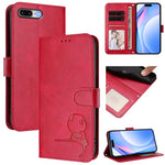小熊貓浮雕RFID皮革手機殼附掛繩，適用於iPhone 11 Pro Max、iPhone 11、iPhone 11 Pro、iPhone X / XS、iPhone XR、iPhone XS Max、iPhone 8 Plus / 7 Plus