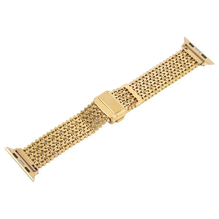磁吸扣鋼網金屬錶帶，適用於Apple Watch 46mm / 49mm / 45mm / 44mm，適用於Apple Watch 42mm / 41mm / 40mm / 38mm