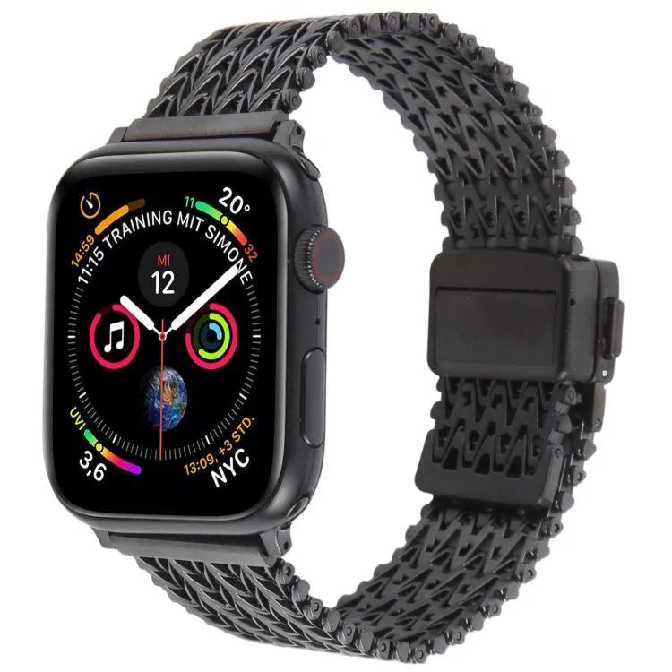 磁吸扣鋼網金屬錶帶，適用於Apple Watch 46mm / 49mm / 45mm / 44mm，適用於Apple Watch 42mm / 41mm / 40mm / 38mm