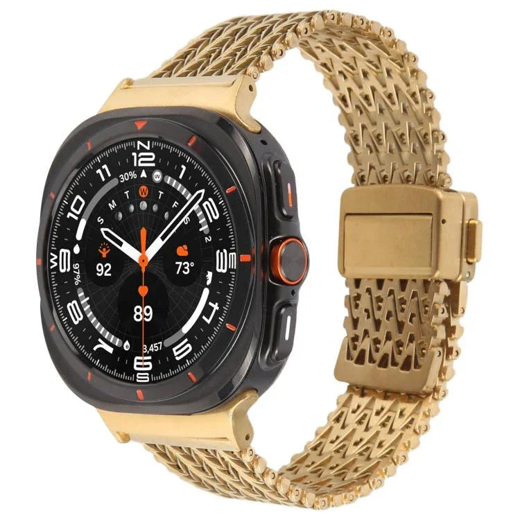 磁吸扣鋼網金屬錶帶，適用於 Samsung Galaxy Watch Ultra 47mm / Ultra 2025